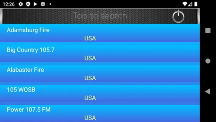 Radio FM USA android App screenshot 1