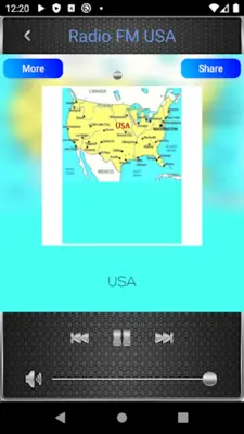 Radio FM USA android App screenshot 2